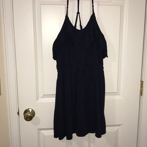 Aeropostale spaghetti strap navy dress
